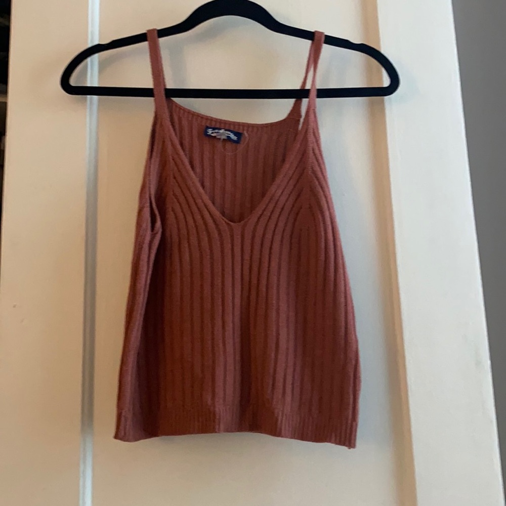 Knit tank top